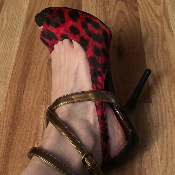 Matching Strapless Mini Dress Sz S & Heels 10 - Picture 12 of 16